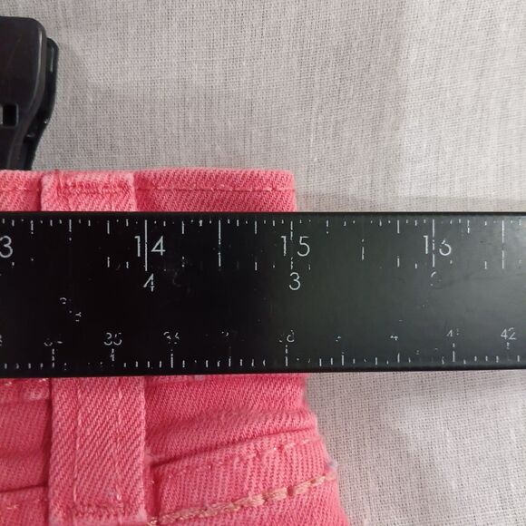 Levi's 524 Too Superlow Jeans Womens Size 9 Pink Juniors Denim Stretch Skinny - Picture 6 of 7